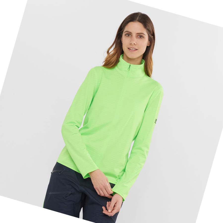 Salomon ESSENTIAL LIGHTWARM Kadın Kapüşonlu Sweatshirt Nane | TR 2521VRW